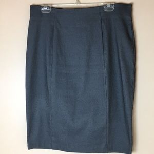 🌙Grey tropical weight work skirt